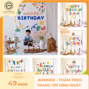 Banner - Thảm treo trang trí sinh nhật Genz Decor